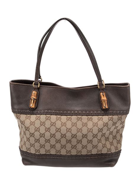 gucci laidback crafty tote|Gucci Laidback Crafty Original GG Canvas Tote Bag, Brown .